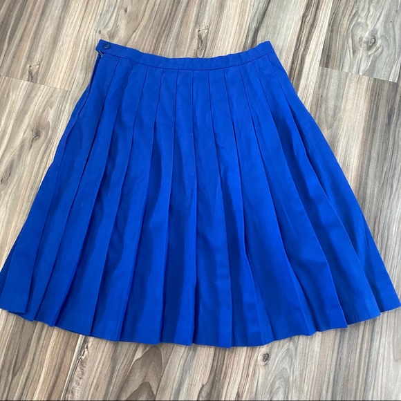 Pendleton Dresses & Skirts - 60s Vintage Pendleton100% Wool Blue Pleaded Skirt